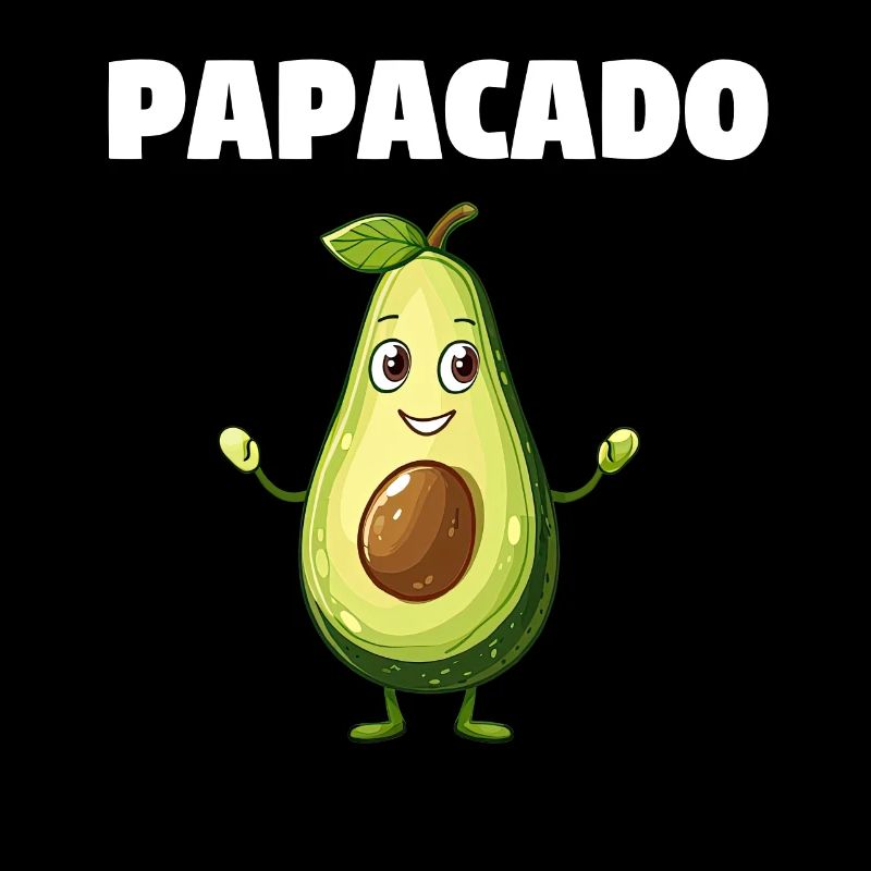 Papacado - Lustiges Avocadodesign