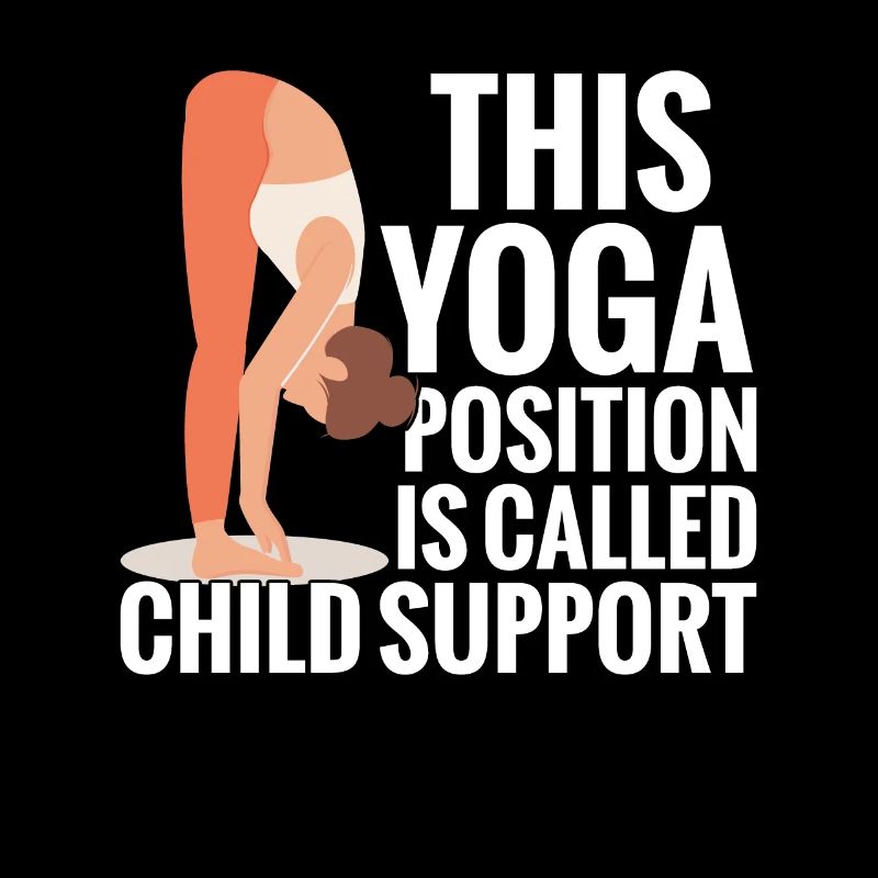 Cette position de yoga est utilisée comme support pour enfant