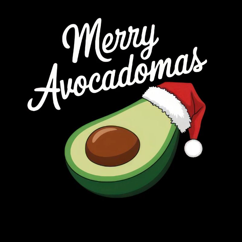 Merry Avocadomas - Avocat drôle