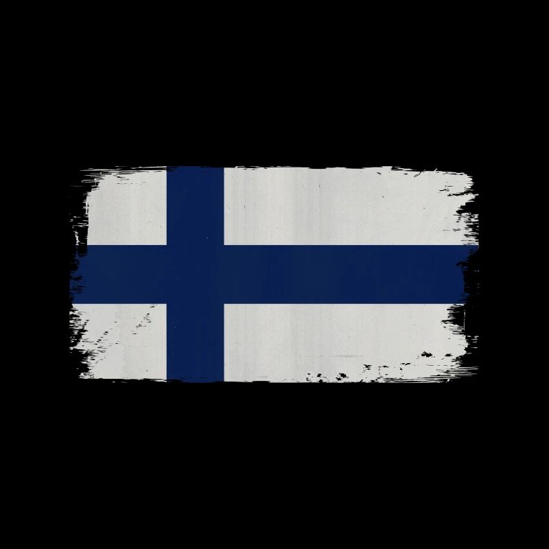 Finnish Flag Acrylic Look