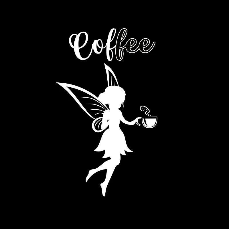 Kaffeefee Silhouette Coffee Kaffee Fee Getränk