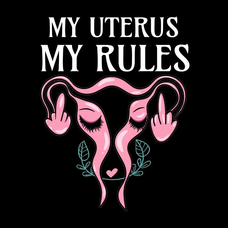 Mittelfinger Gebärmutter - My Uterus My Rules