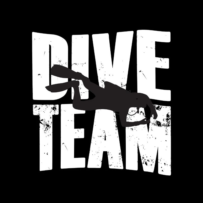 Équipe de plongée Diver Silhouette
