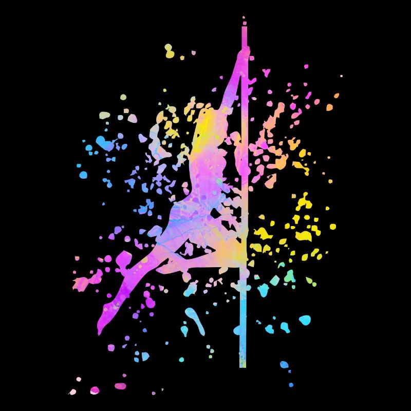 Pole Dance Fitness Couleur Splash Pole Dance