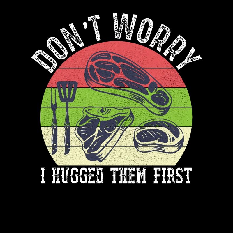 Metzger Schlachttier Fleischschneider BBQ