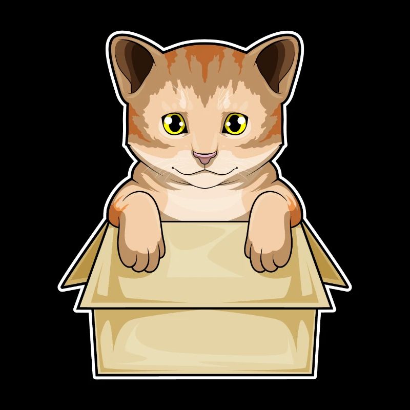 Katze Karton