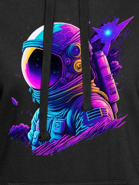 Synthwave Astronaut Space Explorer