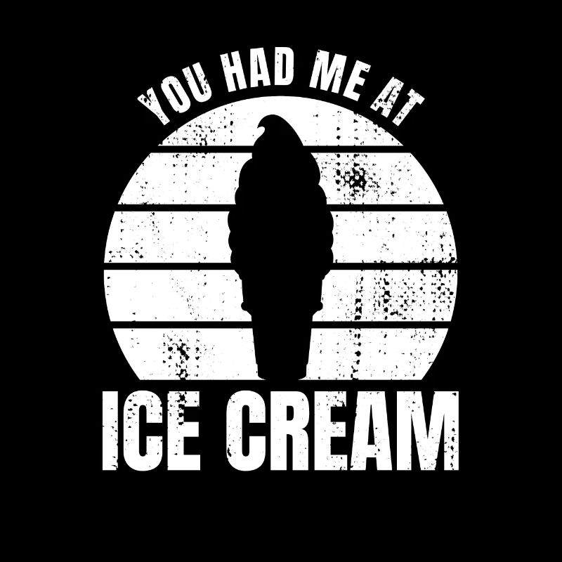 Lustiges Zitat eines Eiscreme Liebhabers