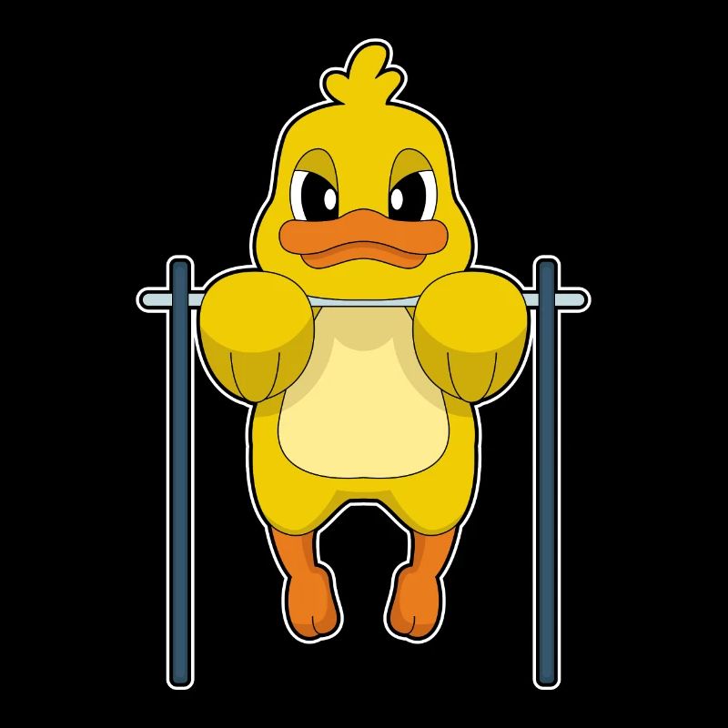 Duck Bodybuilder Tractions Musculation