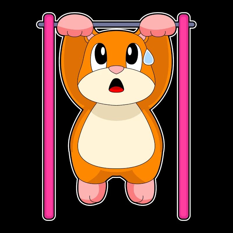 Hamster Bodybuilder Tractions Musculation