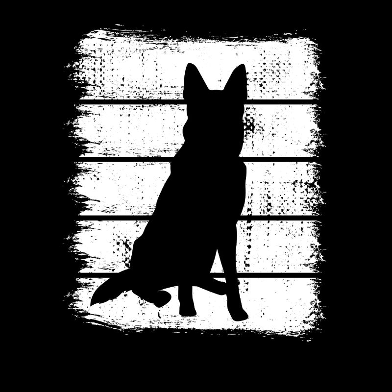 Deutscher Schäferhund Skizze