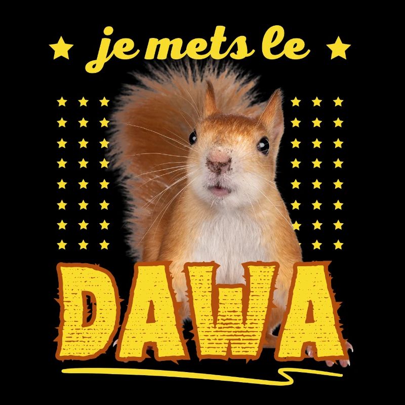 Ecureuil, Je Mets le DAWA dans la Foret 