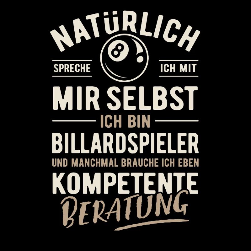 Natürlich spreche ich mit mir selbst - Billard