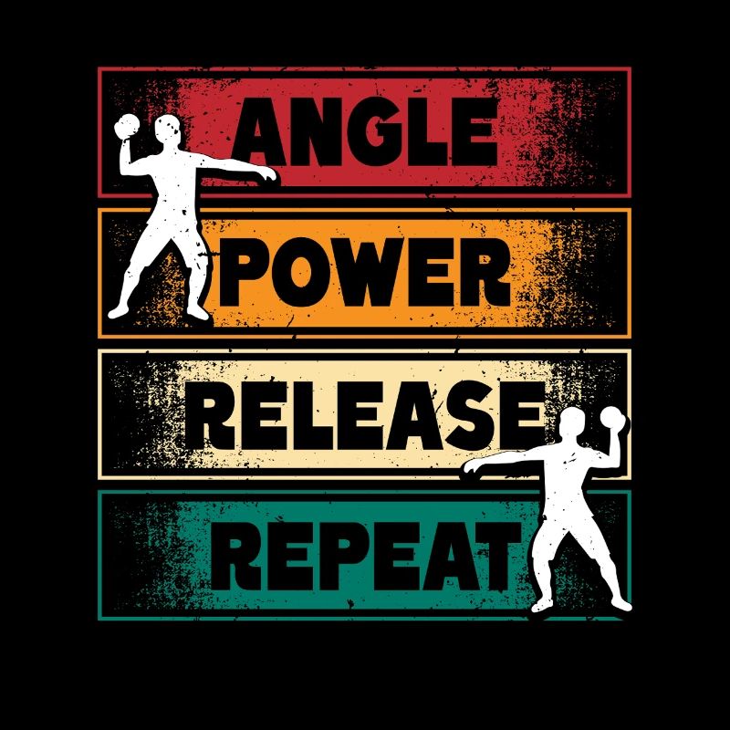 Kugelstoßen Kugelstoß Angle Power Release