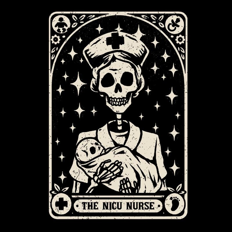 NICU Krankenschwester Tarot Card