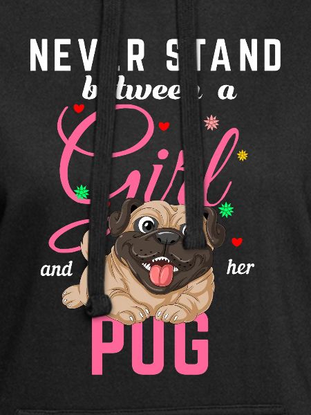 Mädchen und ihr Mops