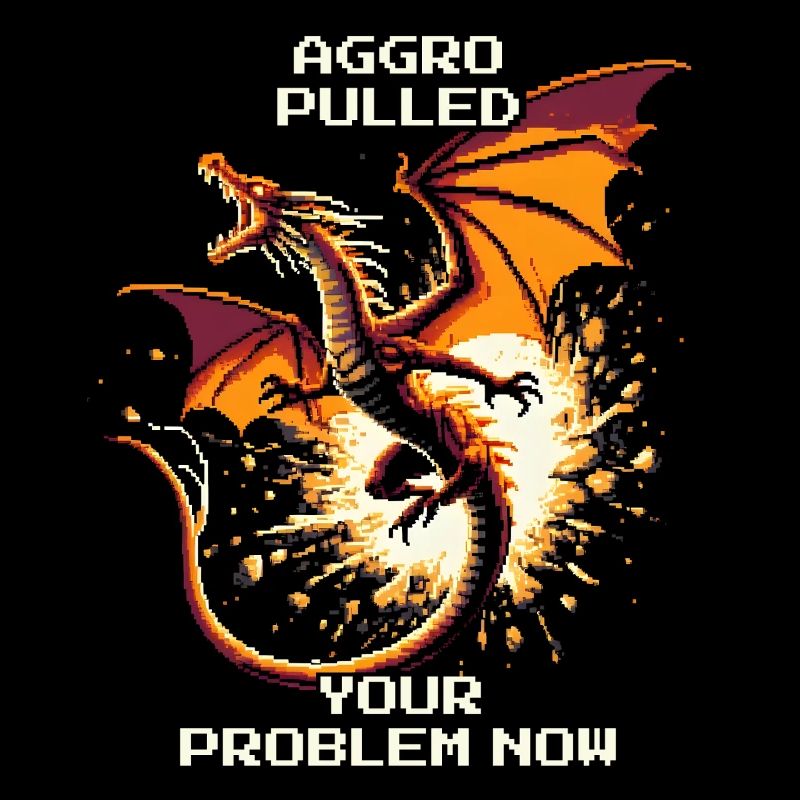 Aggro pulled – your problem | Dragon Pixel Art