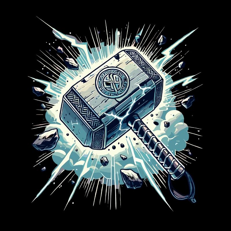 Mjölnir Kraftschlag Illustration