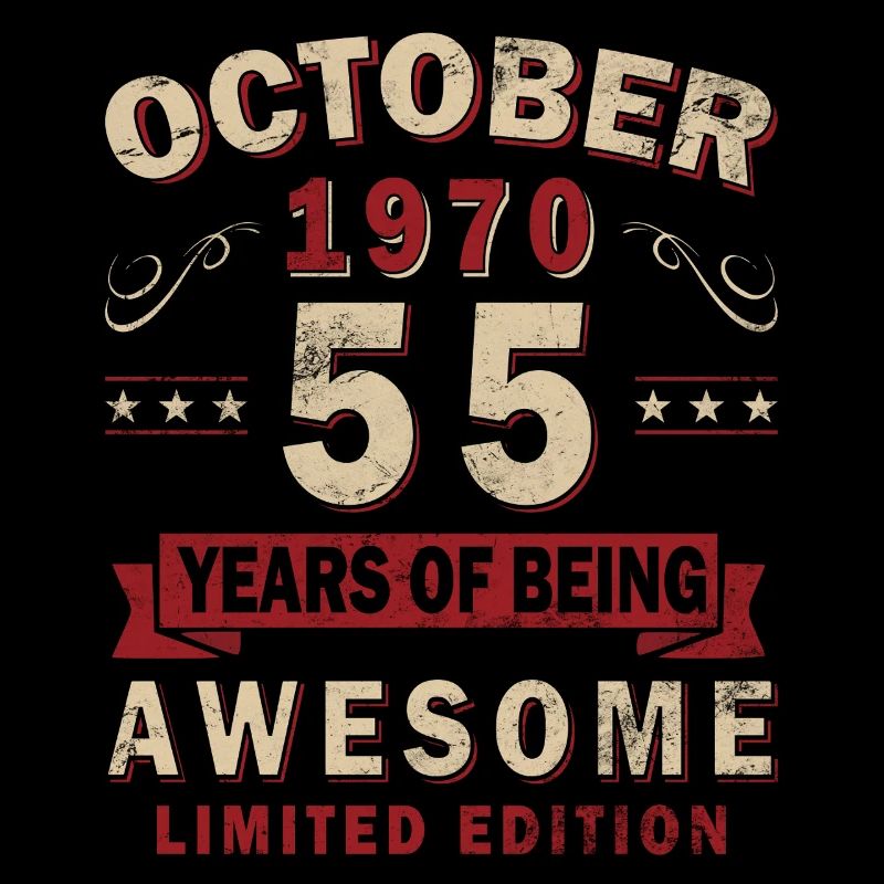 55. Geburtstag Geschenk Oldtimer Oktober 1970