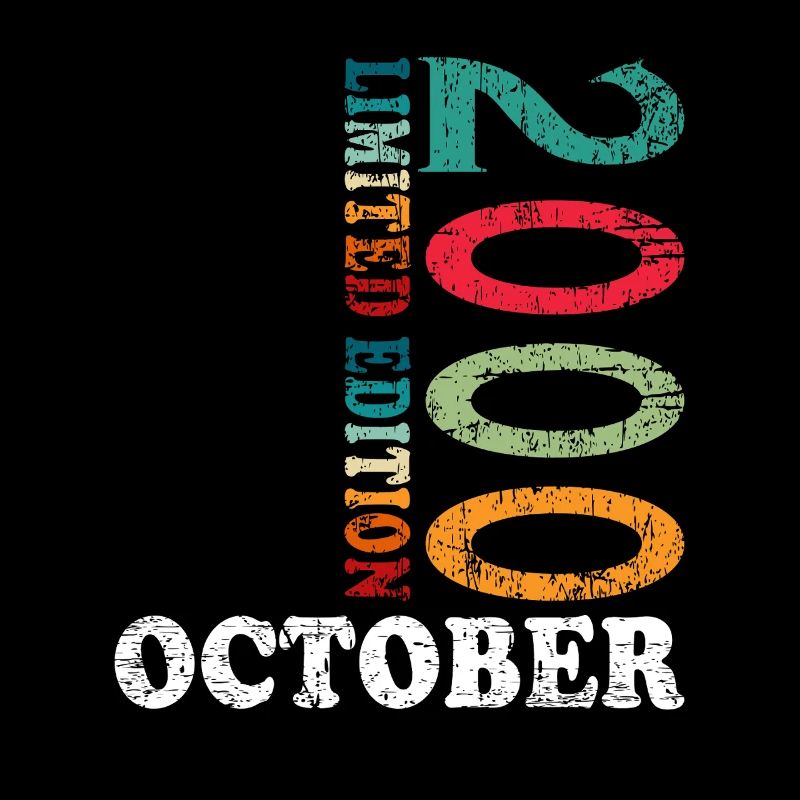 25th Birthday Original October Year 2000