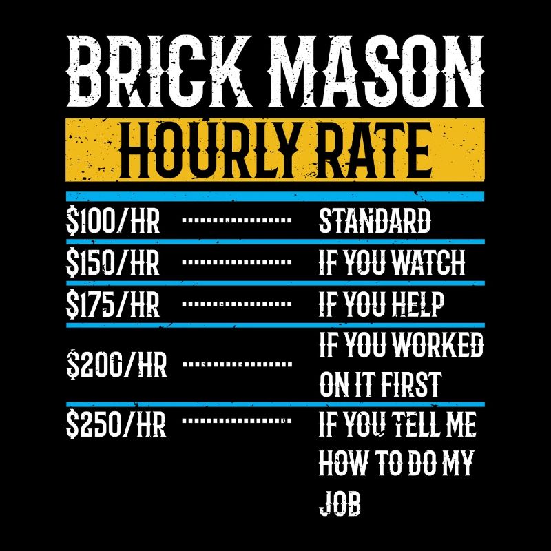 Brick Mason Hourly Rates Bricklayer Labor Worker