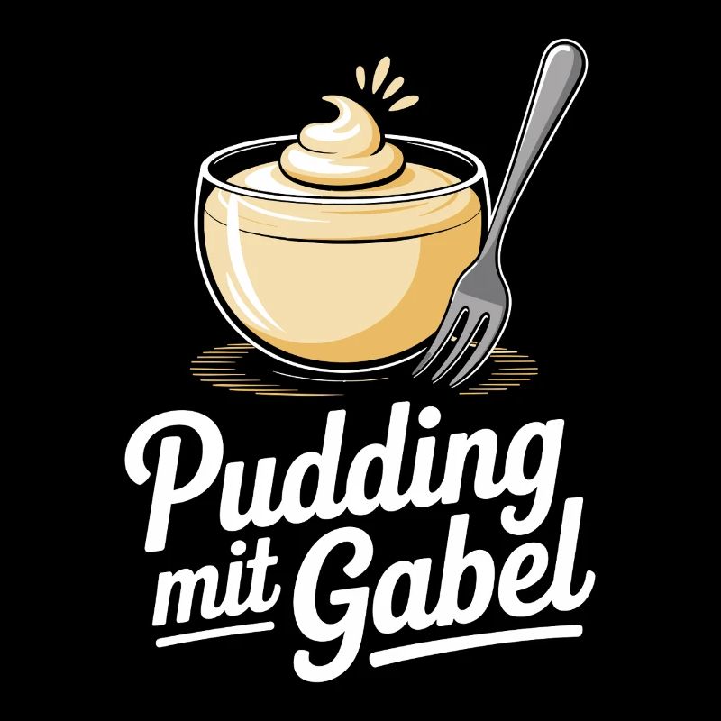 Pudding Mit Gabel