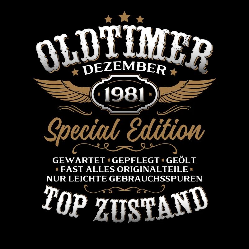 44. Geburtstag Geschenk Oldtimer Dezember 1981