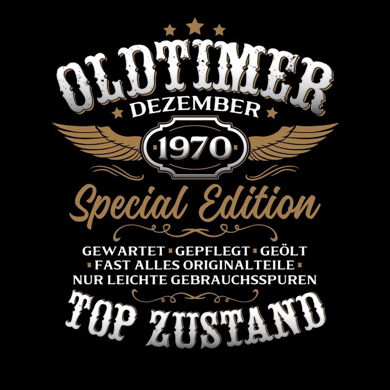 55. Geburtstag Geschenk Oldtimer Dezember 1970