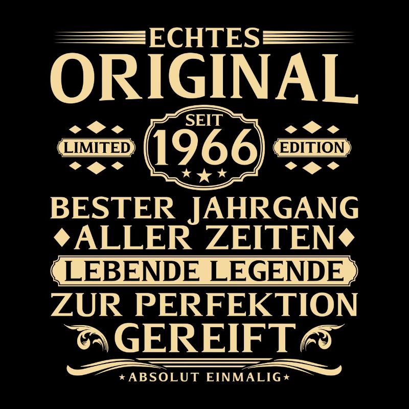 60. Geburtstag Echtes Original seit 1966