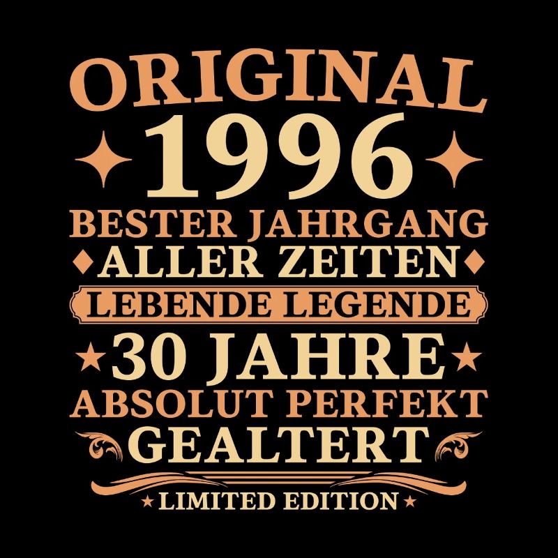 Cadeau original du 30e anniversaire de 1996