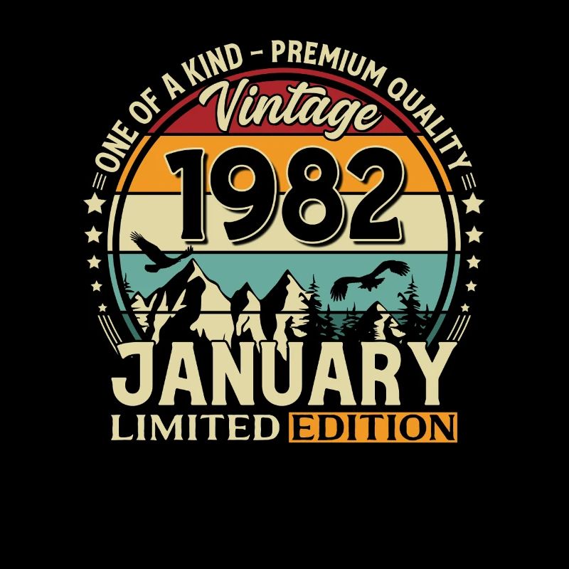 44e anniversaire millésime janvier 1982