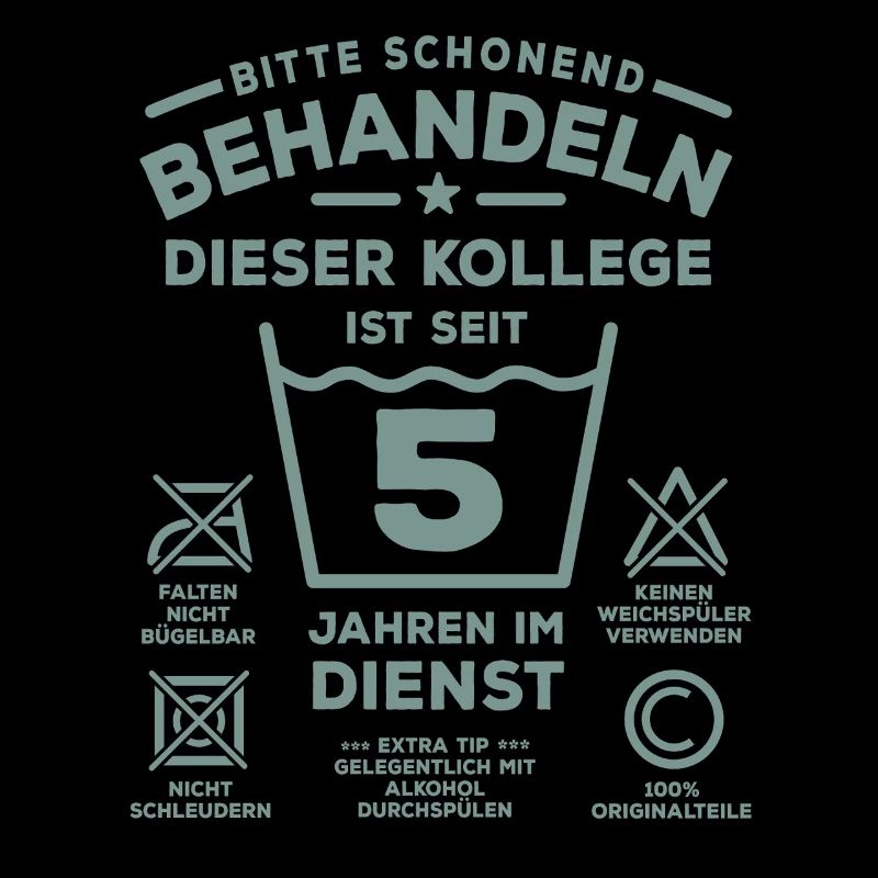 5 ans de service - traite avec douceur - collègue