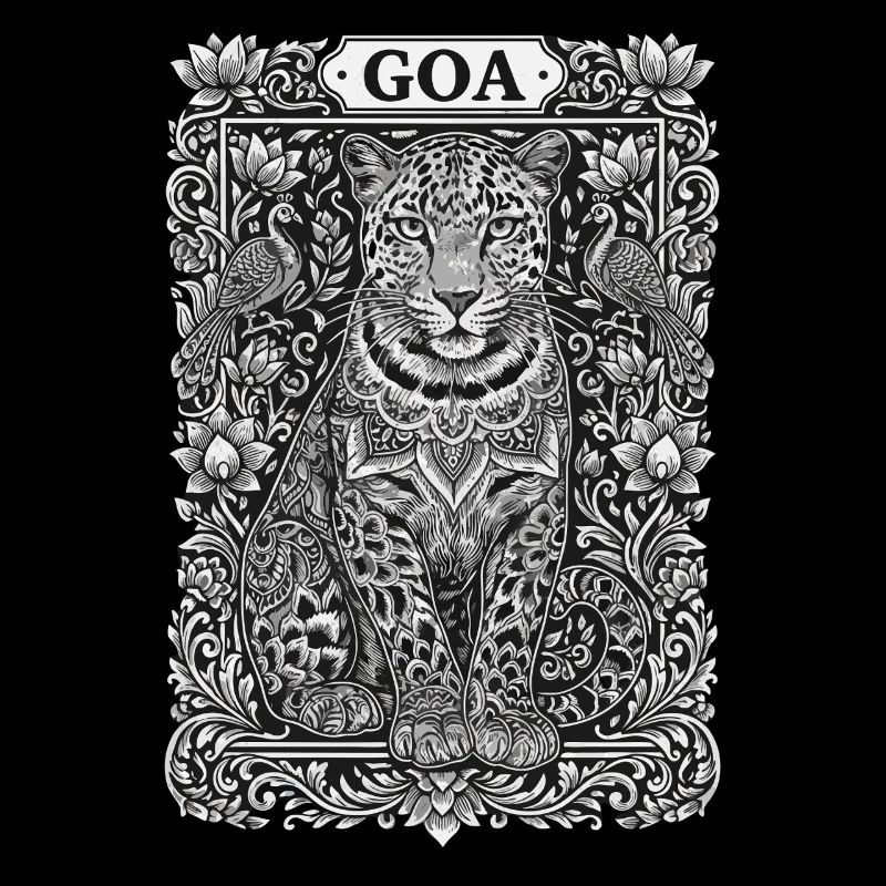 Goa Leopard Mandala