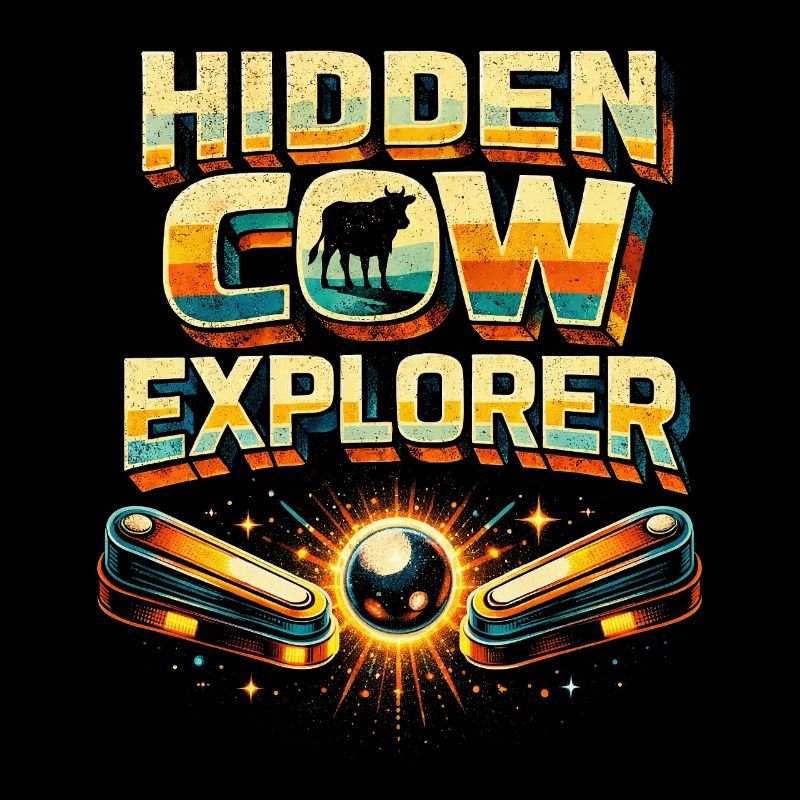 Joueur de flipper de flipper, Vache Cachée Explorateur