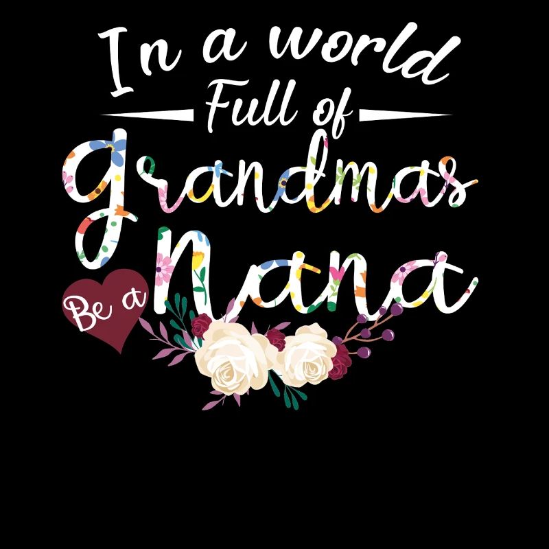 Nana-Blumenhemd Geschenk zum Muttertag der Großmutter