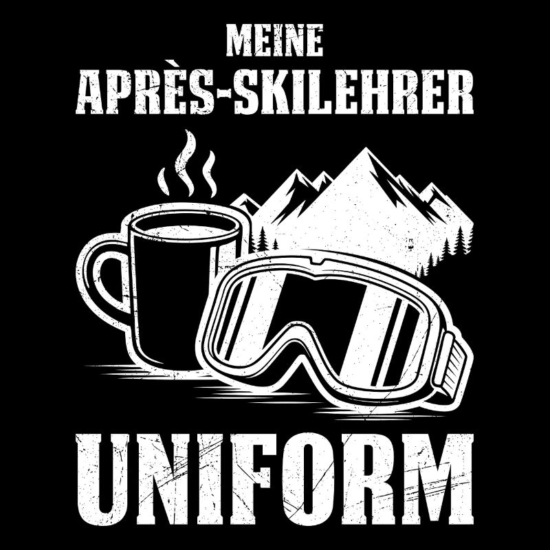 Skier MON UNIFORME D’INSTRUCTEUR APRÈS SKI DRÔLE