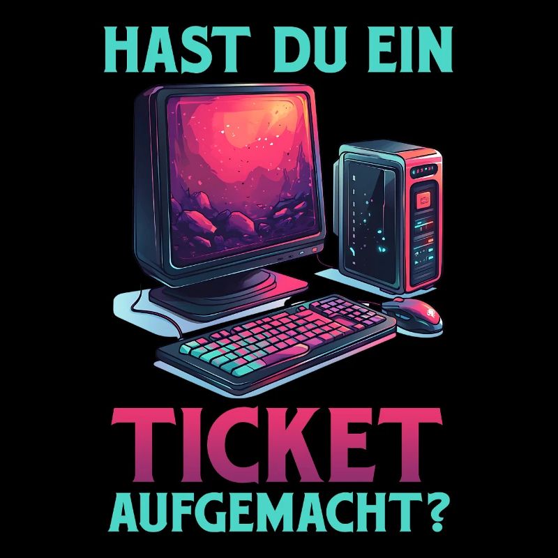 Support informatique AVEZ-VOUS OUVERT UN TICKET ? DRÔLE
