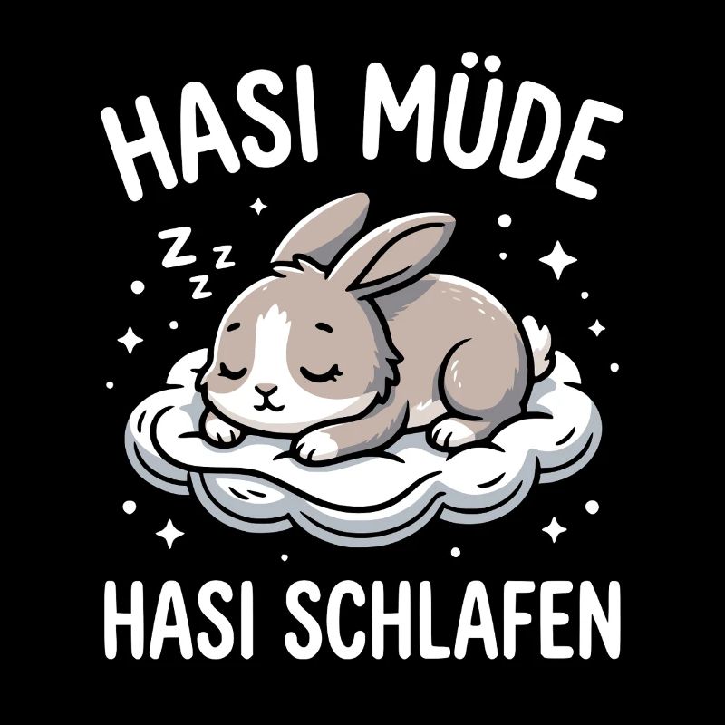 Hasi müde Hasi schlafen 