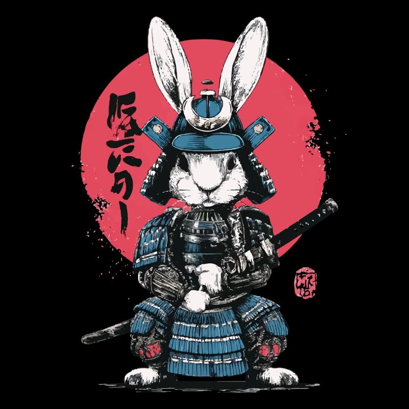 Bunny Samurai in Armor