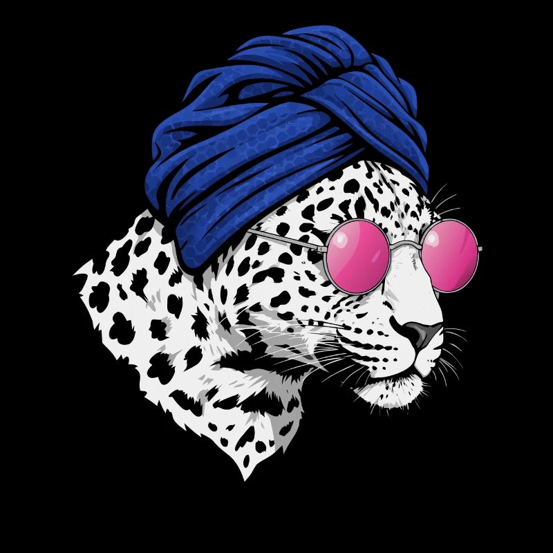 Leopard Women's Turban Glasses