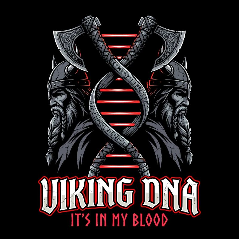 Symbole de hache à ADN viking – C’est dans le sang