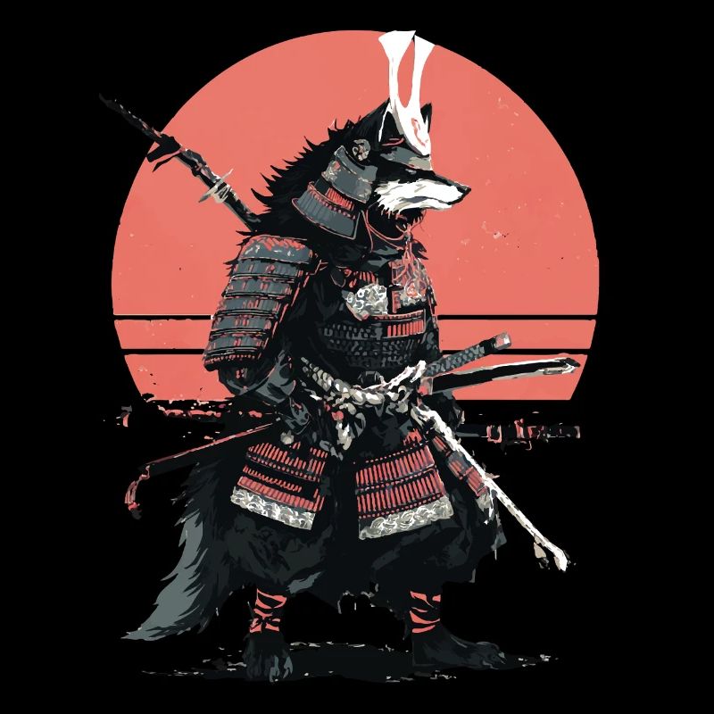 Wolf-Samurai der Morgendämmerung