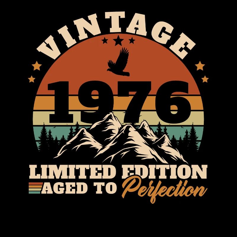 1976 Vintage Retro Geburtstagsgeschenk