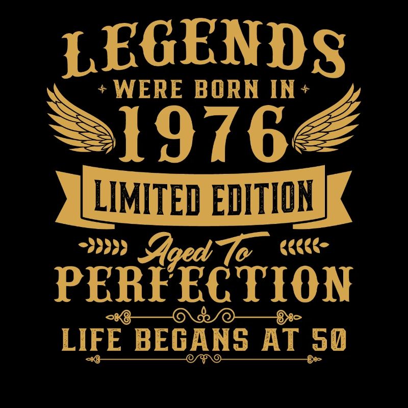 1976 Vintage Retro Geburtstagsgeschenk