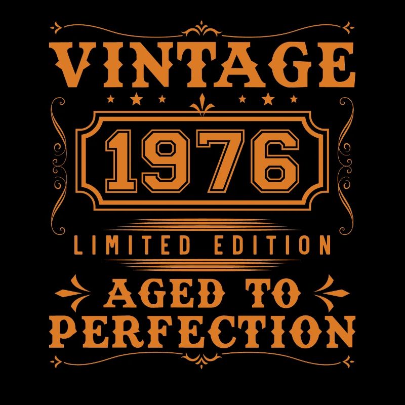 1976 Vintage Retro Geburtstagsgeschenk