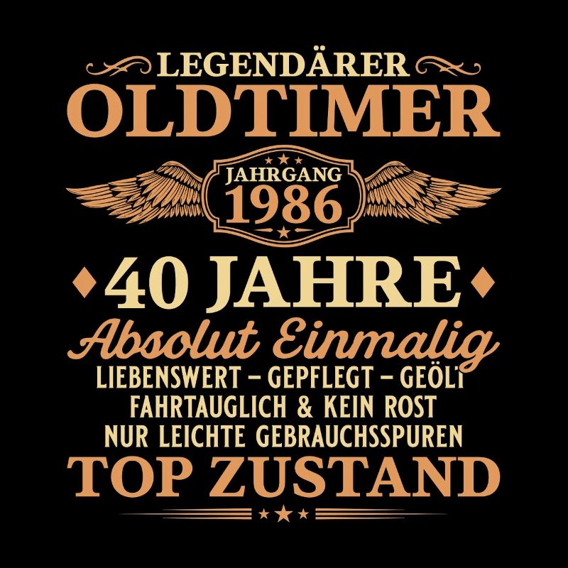 Legendärer Oldtimer 1986 – 40. Geburtstag