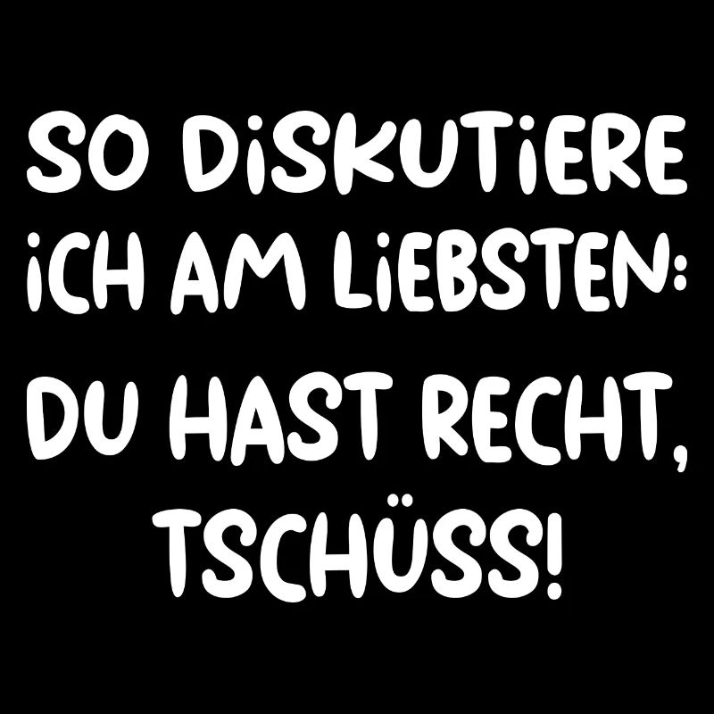 So diskutiere ich am liebsten