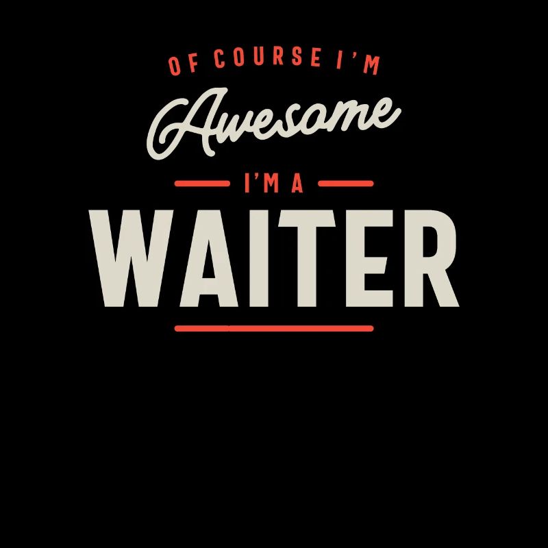 Kellner Beruf Geburtstagsarbeiter