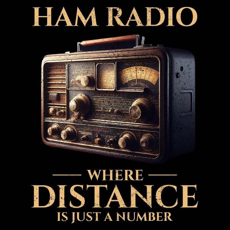 Vintage Ham Radio Operator