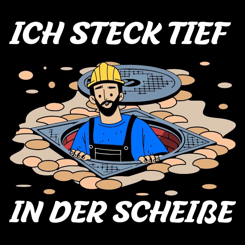 Kanalarbeiter - Ich steck tief in der Scheiße